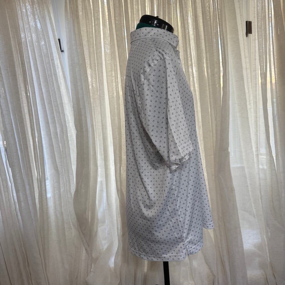 Greg Norman Patterned Performance Polo | Sz M - image 4